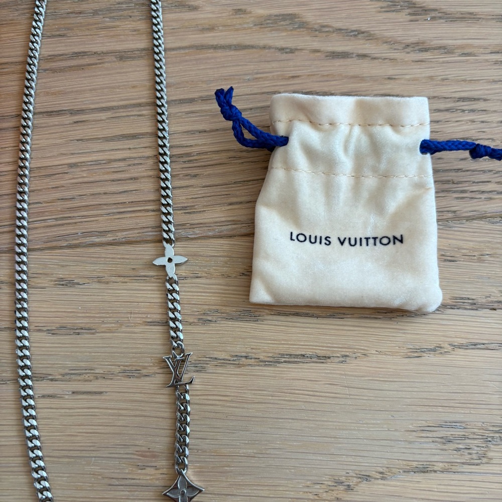 Louis Vuitton Monogram Row Chain Necklace - Picture 9 of 16